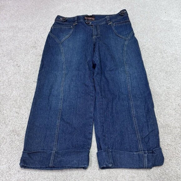 Bandolino Jeans Women’s Blue Cropped Pockets Size 10 - Picture 5 of 12